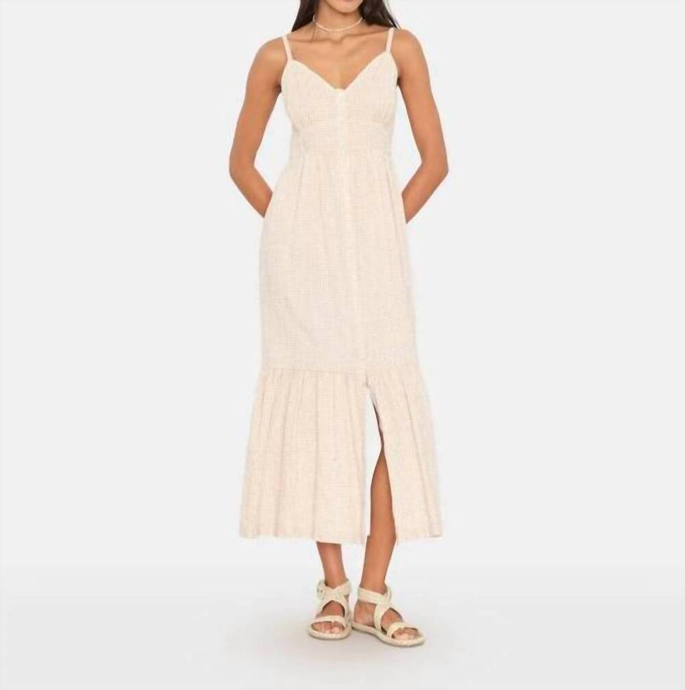 NEW XIRENA greta midi dress in sand